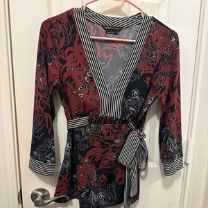 BCBGMaxazria 3/4 Sleeve Blouse